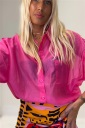 camicia semi trasparente rainbow